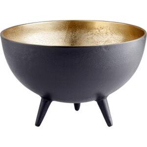 Bol décoratif de service avec base en forme de pattes, finition polie, vaisselle décorative, bols argentés pour restaurant, utilisation sur table à manger - Product Image 3