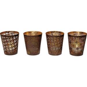 Porte-bougies en métal fabriqués par des artisans, qui embellissent les espaces de vie grâce à un design soigné, une éclairage chaleureuse et une harmonie. - Product Image 4