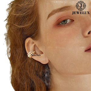 Best price Natural VVS Diamond <b>Stud</b> Earrings 925 Sterling <b>Silver</b> Rhodium Plated IGI Certified Trendy Wedding Gift From Gujarat - Product Image 3