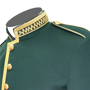 Veste Doublet Vert Highland 100% Laine pour Hommes, Style Bagpiper et Batteur Écossais, Collection 2026 - Product Image 4