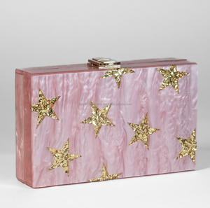 Pochette en résine faite à la main avec un design unique Pochette en résine époxy personnalisable pour femmes d'Inde - Product Image 2