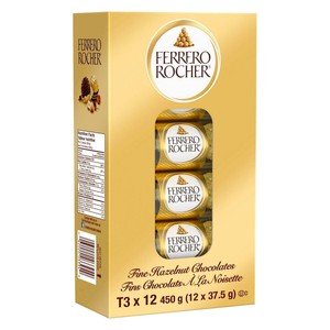 Cuadrados de chocolate Ferrero Rocher premium con relleno cremoso rico, con capas de oblea y sabor a avellana - Product Image 1
