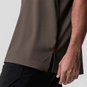 Camisetas de Hombre de Alta Calidad 100% Algodón, Logotipo Frontal Personalizado, Impresión de Letras, Serigrafía, Bordado, Manga Corta, Corte Holgado, Formal - Product Image 1