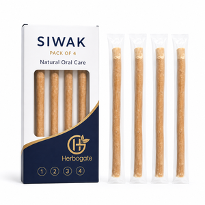 ไม้สีวัก (Siwak/Miswak) แพ็ค 4 ชิ้น ไม้ทำความสะอาดฟันสมุนไพร ช่วยดูแลสุขภาพเหงือก ลมหายใจสดชื่น และสะดวกสบายสำหรับการดูแลสุขภาพช่องปากทุกวัน - Product Image 2