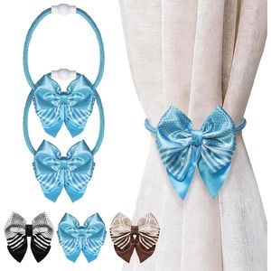 Fermacurtain Magnetici Eleganti e Robusti 2026 - Set da 2 con Corda a Fiocco - Accessori Eleganti per Bastoni e Binari per Tende - Product Image 1