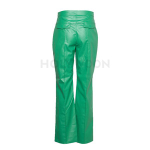 Trendy Women Leather <b>Pants</b>-Winter Streetwear Style Lightweight & Waterproof Casual Premium Fashion for Weekend & Travel Wear - Product Image 3
