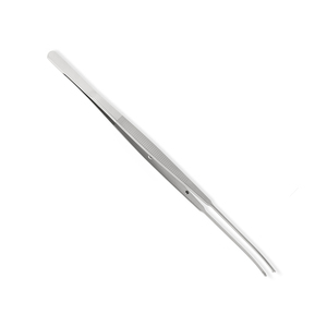 Pince à pansement droite dentelée de 18 cm en acier inoxydable, instrument chirurgical avec embouts pour le retrait de pansements et les soins des plaies - Product Image 3