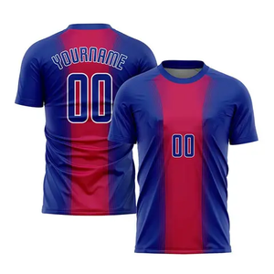 Uniformes de fútbol personalizados con logotipo sublimado, conjuntos completos de camiseta y pantalones cortos para entrenamiento de equipos, ropa deportiva para hombre - Product Image 1