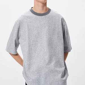 Personalized Custom Men's Oversized Short Sleeve 100% Cotton Heavyweight (230g) Washed Blank T-Shirts Anti-UV Protection - Product Image 2