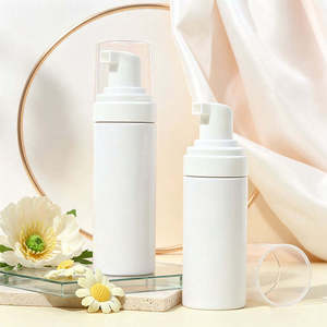 Botella Espumadora de Aminoácidos / Botella con Bomba Espumadora para Limpiador Facial (30/40/50/60/150ml) Botella de Plástico PET Blanca para Limpiador Facial - Product Image 4