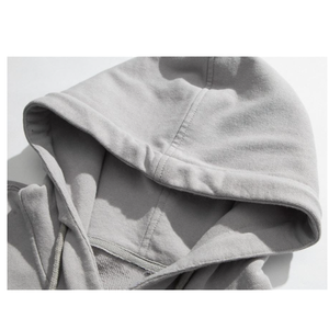 Sudadera con capucha para hombre, de algodón 100% French Terry, con cremallera, lavado ácido, color personalizado, peso pesado, oversize, venta al por mayor - Product Image 3