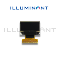 SAMPLE GRATIS PMOLED 0.83 Inch COG FPC Welding SSD1306 96x39 23.8x16.2x1.2 8-bit 68XX/80XX Paralel 4-kawat SPI I2C Illuminant