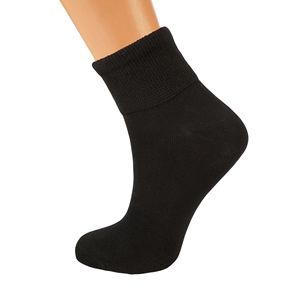 Women's Diabetic Ankle <b>Socks</b> 3 Pairs Non-Binding Top Size 5-7 Promotes Circulation - Product Image 3