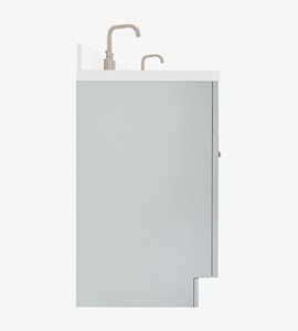 Meuble de salle de bain sur mesure Felix 66 pouces avec double vasque, 4 options de finition, fabricant OEM Vietnamien - Product Image 3