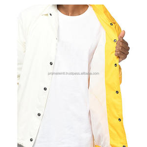 เสื้อแจ็กเก็ตแบบโค้ชของผู้ชายเสื้อแจ็กเก็ตสไตล์ฤดูหนาวมีฮู้ดผ้าระบายอากาศได้ดีหลากสี - Product Image 4