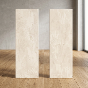 Azulejos de pared de cerámica con diseño de mármol marfil Beige 80x240 Precio de fábrica Foshan Chapa de granito pulido Porcelana 800x2400 Mosaico - Product Image 1