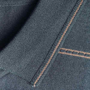 Chemises décontractées à col boutonné en tricot uni à manches longues, coupe ample, confortables et respirantes, 100 % fibre de bambou, avec logo personnalisé sur le devant - Product Image 3