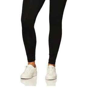 Leggings Deportivos para Mujer, Color Negro Sólido, Cintura Alta, Elásticos, Precio de Fábrica - Product Image 5