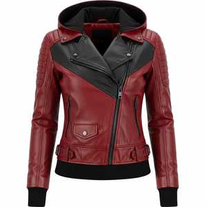 Chaqueta de cuero para mujer diseñada para el invierno, con enfoque en la comodidad, durabilidad y estilo para el uso diario. - Product Image 4