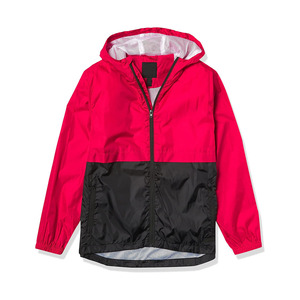 Chaqueta cortavientos con capucha para hombre, estilo otoñal, color liso, poliéster, para exteriores, con logo en la manga izquierda. - Product Image 5