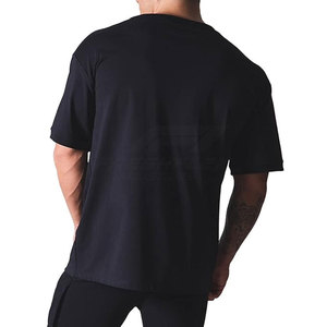 T-shirt décontracté imprimé en coton 100% pour homme, coupe ample, col rond, léger et respirant, de haute qualité - Product Image 2