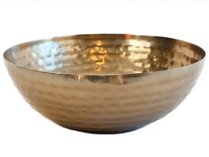 Elegant Handcrafted Gold Sculptural Bowl Rustic <b>Raw</b> Edge Metal Decorative Piece for Luxury Tableware & Gifting Organic Texture - Product Image 3
