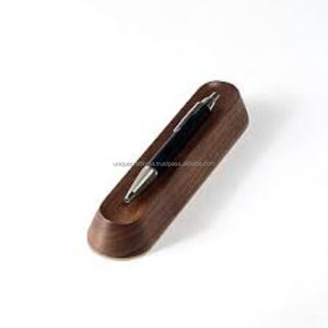 Premium Mango Groove Pen Stand Handmade <b>Desk</b> Organizer for Professional and Artistic <b>Desks</b> - Product Image 1