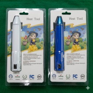 Pistolet à air chaud portable de qualité supérieure, type stylo, pour le gaufrage DIY - Product Image 1