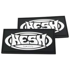 Étiquette ronde en PVC souple gaufrée en fer à coudre, patch en caoutchouc pour vêtements, logo en caoutchouc 3D en silicone PVC 2026 - Product Image 2