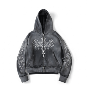 Fábrica de producción de sudaderas con etiqueta blanca que ofrece servicios OEM y ODM con opciones de impresión de logotipos personalizados y bordados. - Product Image 1