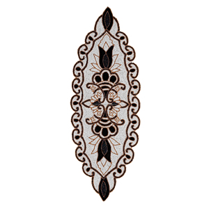 Christmas Decorative and Leaves Design Beaded <b>Runner</b> Placemat <b>Dining</b> <b>Table</b> Fancy Mat Handmade Decorative <b>Runners</b> for Wedding - Product Image 1