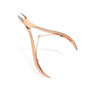 Coupe-ongles professionnel en acier inoxydable rose doré, nouveau design, lame droite, pointe affûtée, ouverture large, luxe - Product Image 5