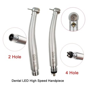 Turbina Dental LED de Alta Velocidad con Cabezal Estándar, Botón de Presión, Triple Spray de Agua, Generador de Aire y 2/4 Orificios, Herramienta Odontológica - Product Image 5