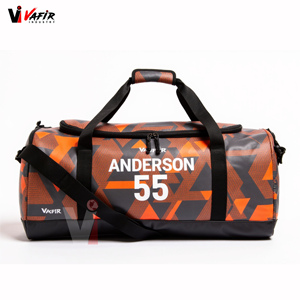 Sac de sport personnalisé avec compartiment à chaussures, sac de sport vierge pour sublimation avec étiquette privée, vafir industry - Product Image 6