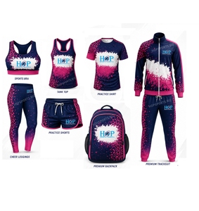 <b>Dance</b> Practice warm up outfit <b>Dance</b> Tracksuit Set With Jacket <b>Pants</b> Leggings Crop Top Shorts And Backpack For Training - Product Image 5