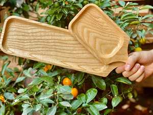 Plateau de service en bois polyvalent idéal pour la présentation des aliments, la décoration de l'hôtel et de la maison par 99 Gold Data - Product Image 5