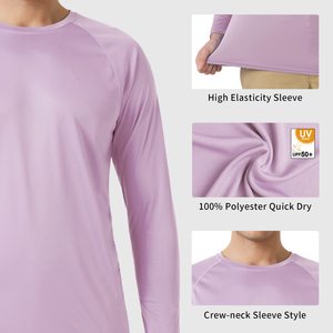 Camiseta de Natación de Manga Corta con Protección Solar UPF 50+ UV de Secado Rápido para Pesca, Playa y Agua, Estilo Urbano - Product Image 5