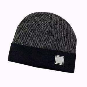 Wholesale Wool Blend Jacquard Logo Plain Streetwear Black Slouch <b>Knit</b> <b>Hats</b> Sport Custom Labels Beanie <b>Hat</b> Unisex Ski - Product Image 5