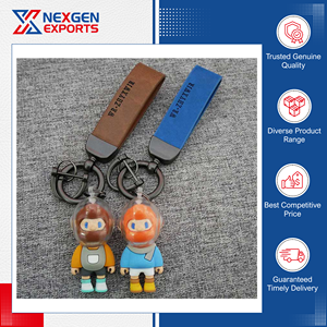 Made in India Standard Quality Modern Style Handmade PU <b>Leather</b> <b>Key</b> <b>Chain</b> for Wholesale Purchasers at Attractive Market Price - Product Image 4