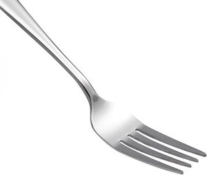Tenedores de Acero Inoxidable con Acabado Espejo, Diseño Minimalista de Mango Largo, Aptos para Lavavajillas, Juego de Cubiertos Plateados para Bodas - Product Image 3