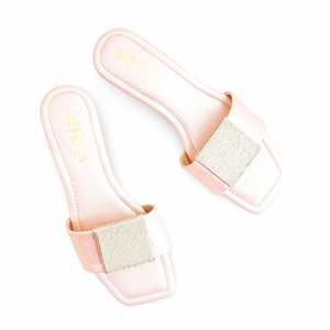 Pantoufles de sport roses fantaisie pour femmes FN0796 - Product Image 1