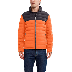 OEM Custom Men's Hooded Puffer Jacket <b>Winter</b> <b>Thick</b> <b>Coats</b> with Bubble Design Quick Dry Plus Size Cotton Wholesale - Product Image 1