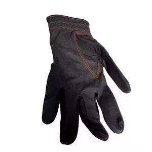 Gants de golf en maille respirante rouge et noir, antidérapants, unisexes, à enfiler, protection des mains pour le sport - Product Image 5