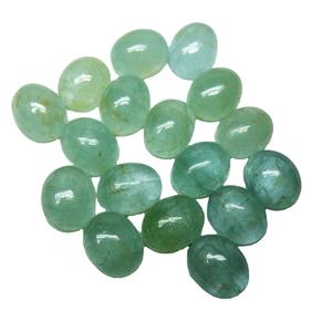 Alta calidad 100% Natural Top aguamarina forma ovalada cabujón corte genuino piedra preciosa suelta para la fabricación de joyas anillo y colgantes a granel - Product Image 2