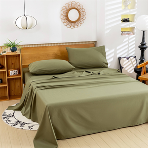 100% Linen Sheet <b>Set</b> Natural Soft Breathable Flat Fitted Sheet <b>Sets</b> - Product Image 1