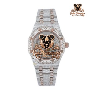 Reloj de Lujo de Alta Calidad con Diamantes Moissanite para Hombre, Reloj de Pulsera Premium con Construcción Duradera de Acero Inoxidable - Product Image 1