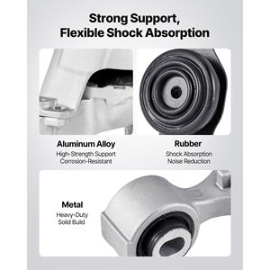 ชุดอุปกรณ์ยึดเครื่องยนต์และเกียร์ 4 ชิ้น สำหรับนิสสัน อัลติมา 2.5L L4 ปี 2007-2017 ใช้แทนอะไหล่แท้ #   A43 - Product Image 5