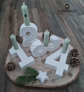 Support de lumière en T en bambou écologique fait à la main pour la décoration intérieure naturelle et les cadeaux durables - Product Image 5