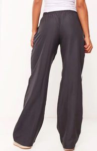 Ensemble de survêtement unisexe décontracté coupe-vent à col montant avec cordon de serrage, veste et pantalon en polyester/nylon, ensemble deux pièces imperméable - Product Image 6