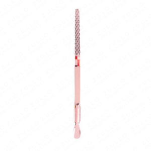 Pousse-cuticules rose en acier inoxydable et cuillère à éliminer les peaux mortes, ensemble d'outils de nail art pour manucure et pédicure professionnelle, vente en gros - Product Image 4